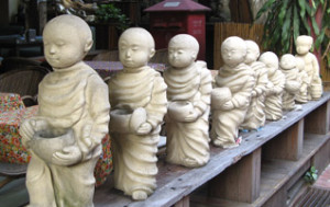 Monk Statues